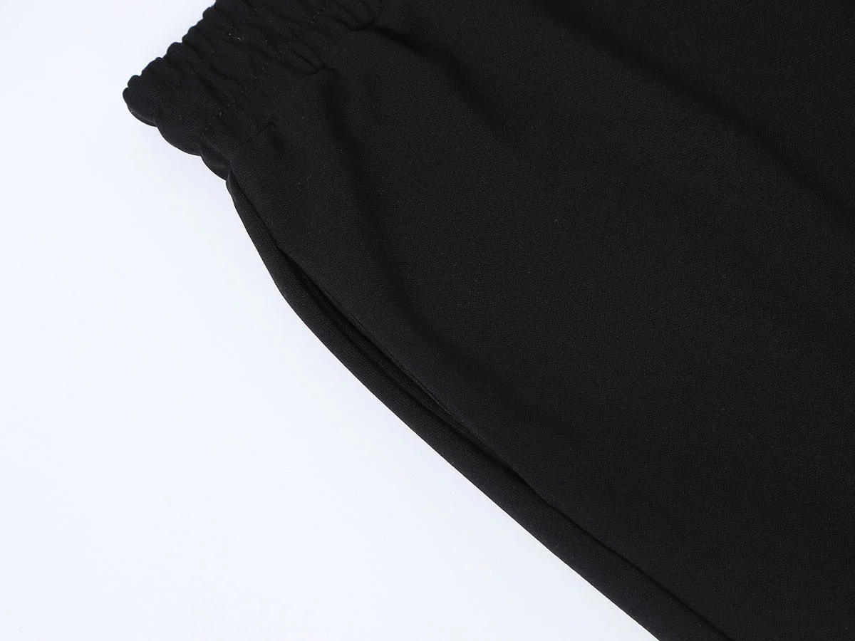 430 GSM LOOSE FIT ' BLACK' PANTS - Image 5