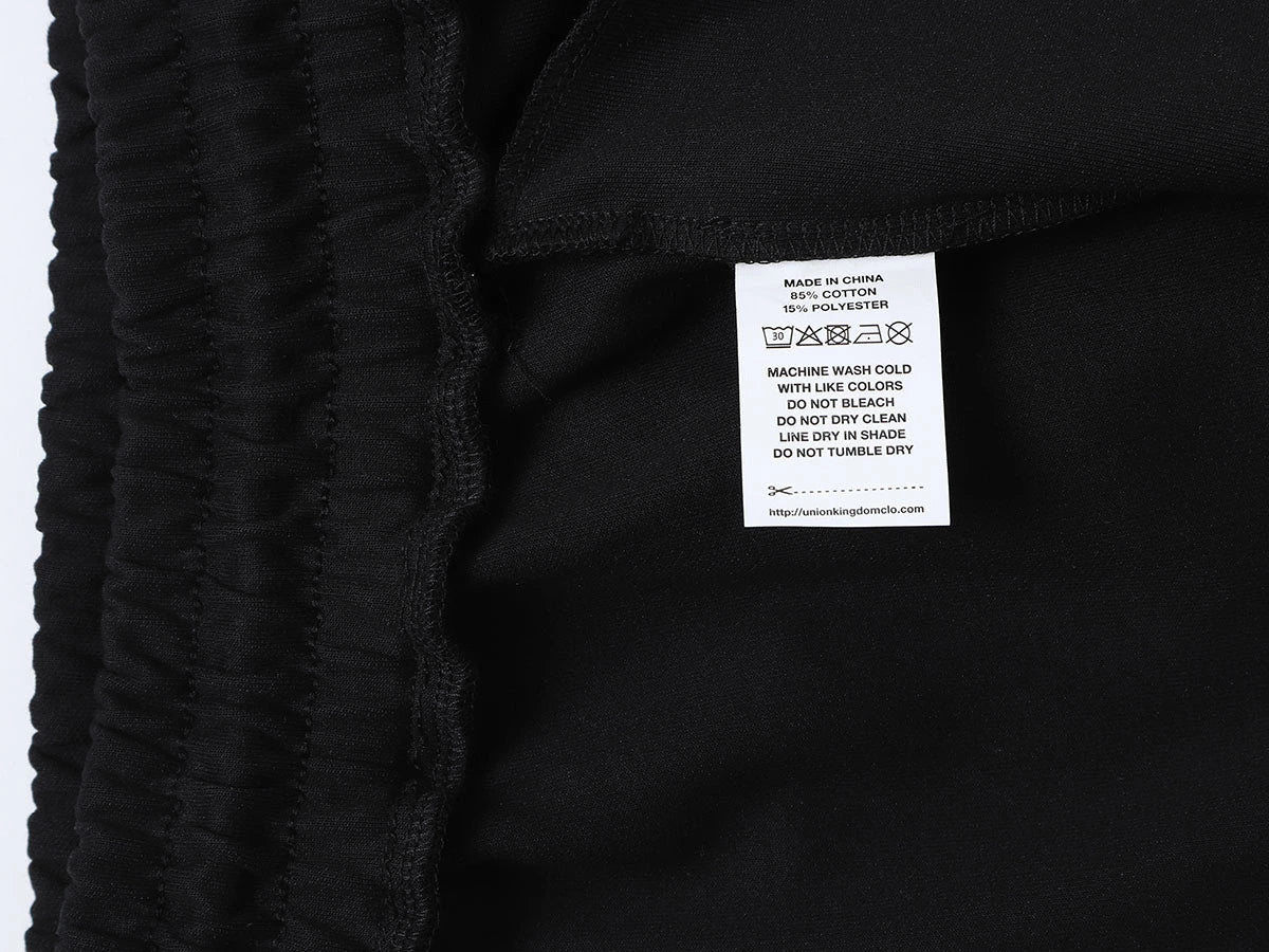 430 GSM LOOSE FIT ' BLACK' PANTS - Image 8