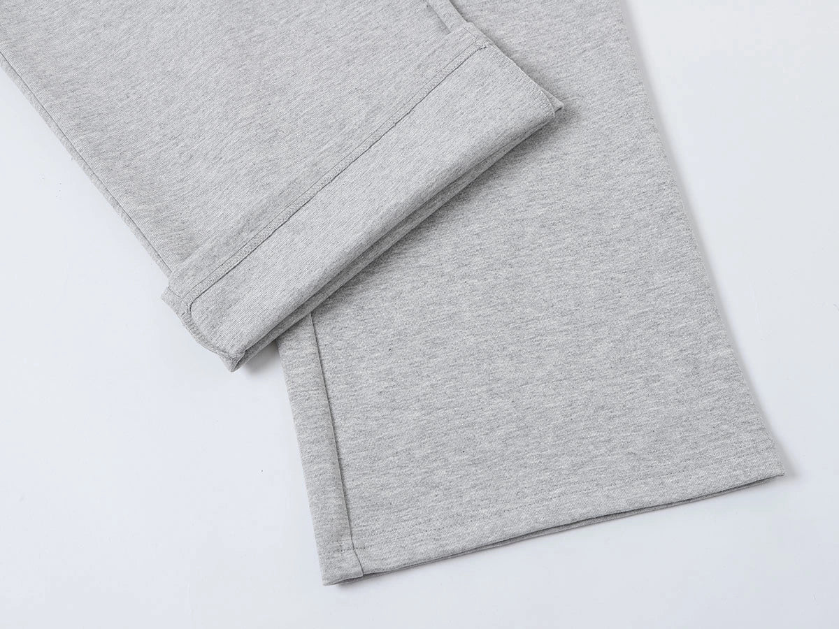 430 GSM LOOSE FIT ' FLOWER GRAY' PANTS - Image 8