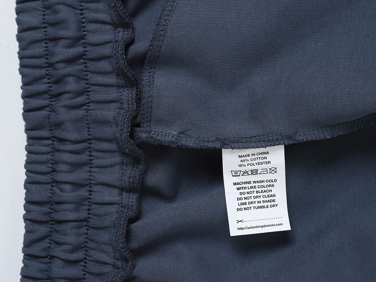 430 GSM LOOSE FIT ' GRAY BLUE ' PANTS - Image 8