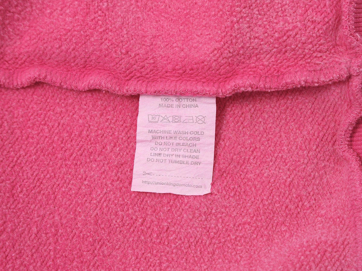 480 GSM BOXY CROPPED FIT 'WASHED PINK' ZIP-UP HOODIE - Image 8