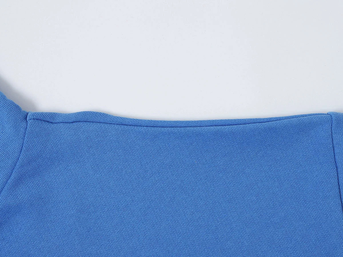 480 GSM TERRY BOX 'BRIGHT BLUE' ZIP-UP HOODIE - Image 3