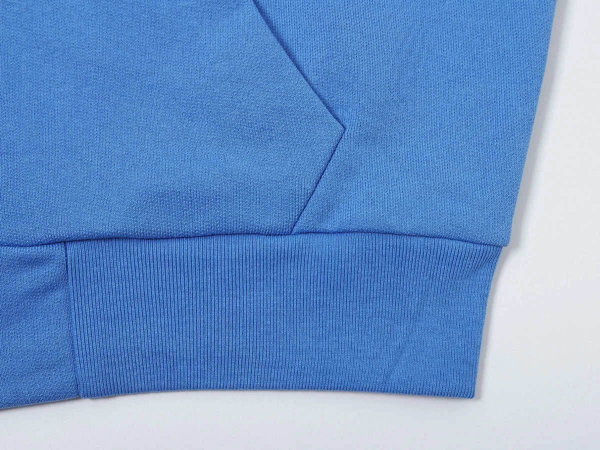 480 GSM TERRY BOX 'BRIGHT BLUE' ZIP-UP HOODIE - Image 5