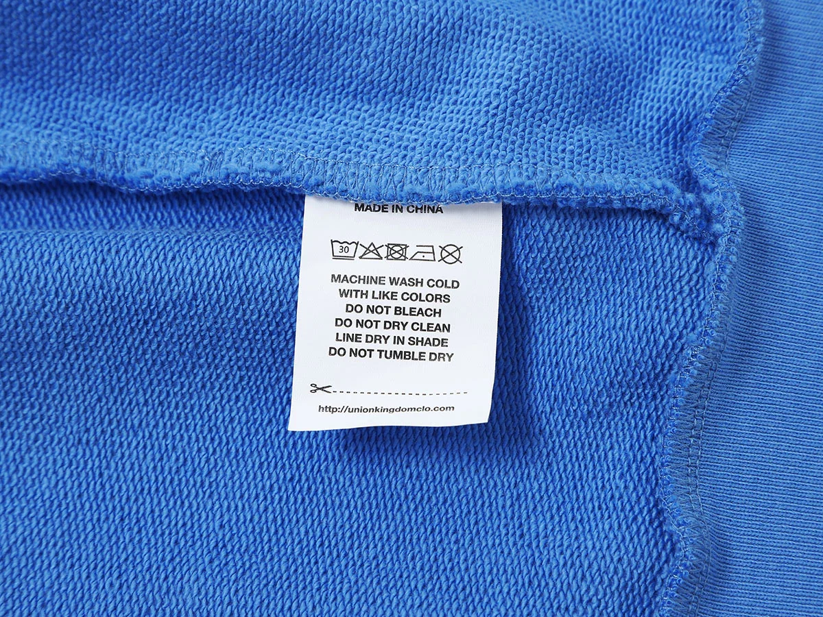 480 GSM TERRY BOX 'BRIGHT BLUE' ZIP-UP HOODIE - Image 7