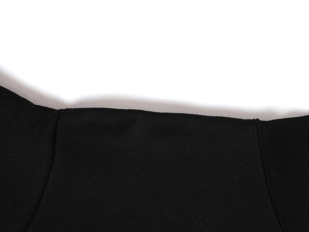 480 GSM  FLEECE CROPPED FIT 'BLACK' ZIP-UP HOODIE - Image 4