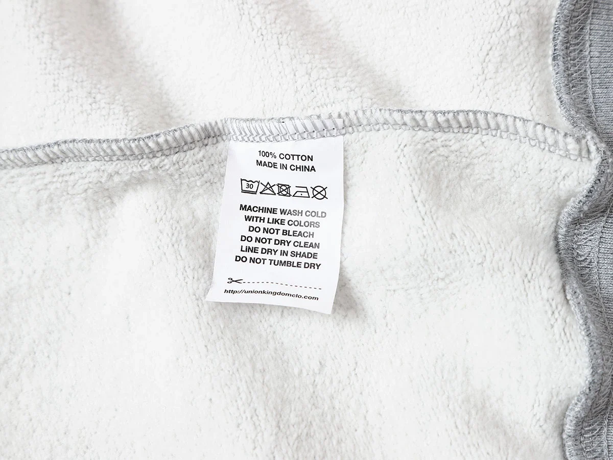 480 GSM  FLEECE CROPPED FIT 'FLOWER GRAY' ZIP-UP HOODIE - Image 8