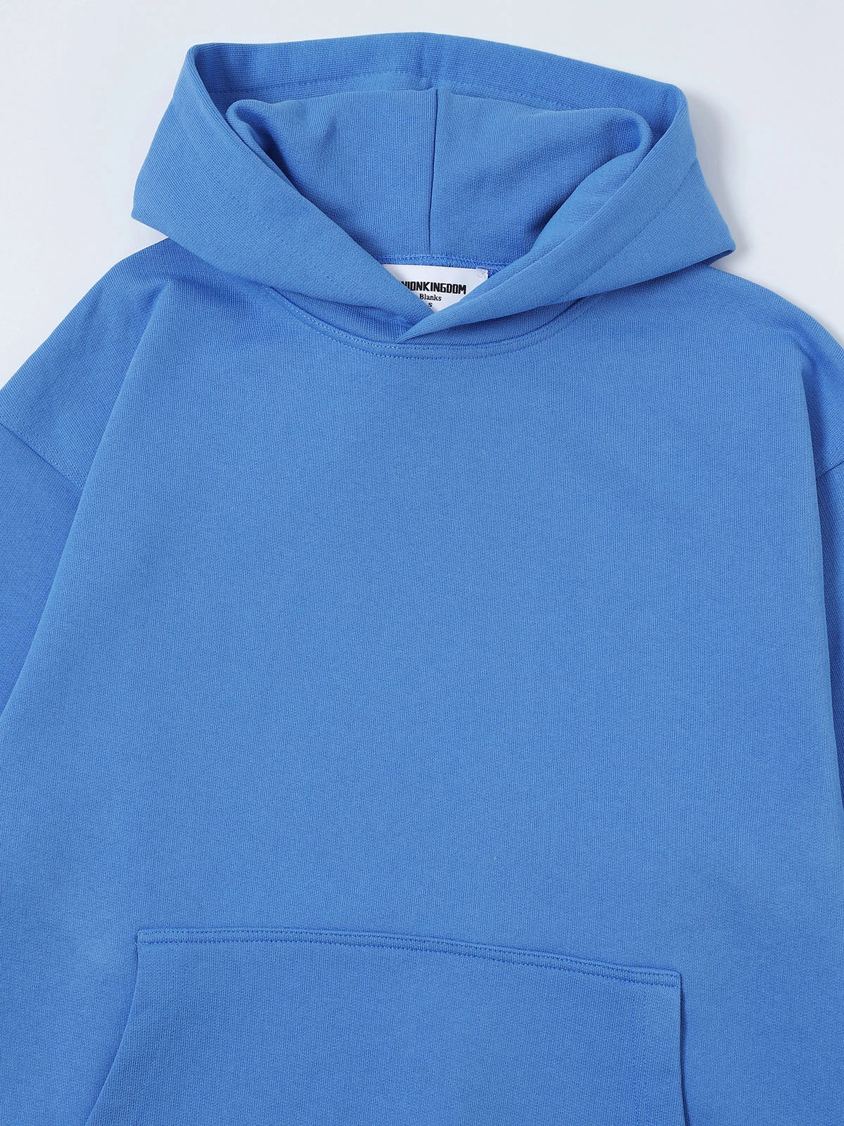 480 GSM TERRY LOOSE FIT 'BRIGHT BLUE' HOODIE - Image 3