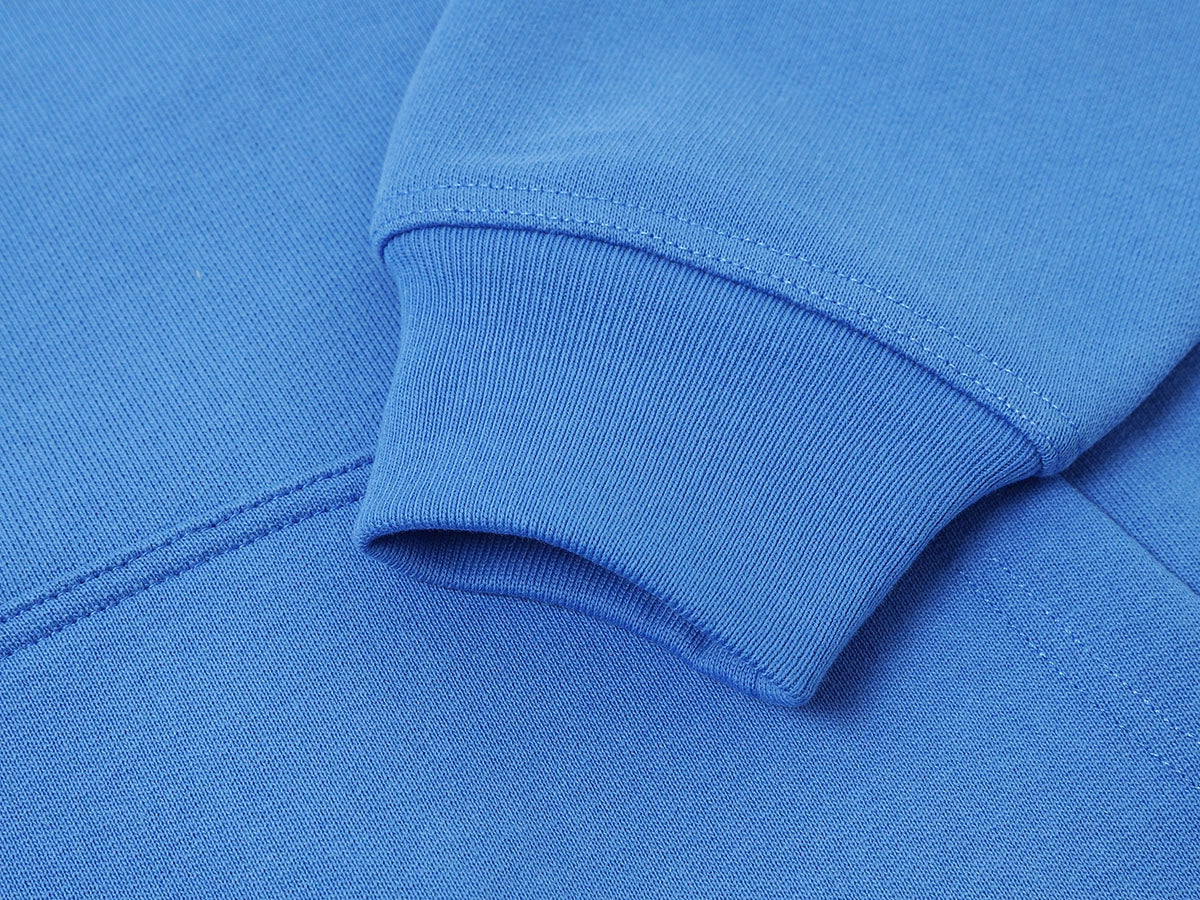 480 GSM TERRY LOOSE FIT 'BRIGHT BLUE' HOODIE - Image 5