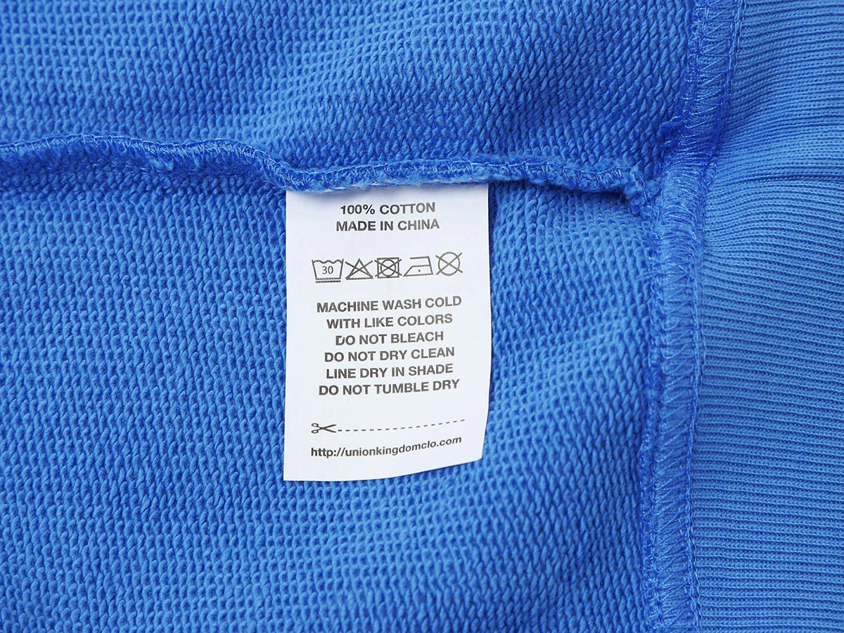480 GSM TERRY LOOSE FIT 'BRIGHT BLUE' HOODIE - Image 7