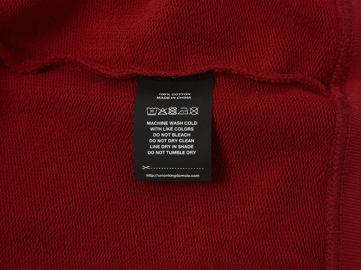 480 GSM TERRY LOOSE FIT 'BURGUNDY' HOODIE - Image 6
