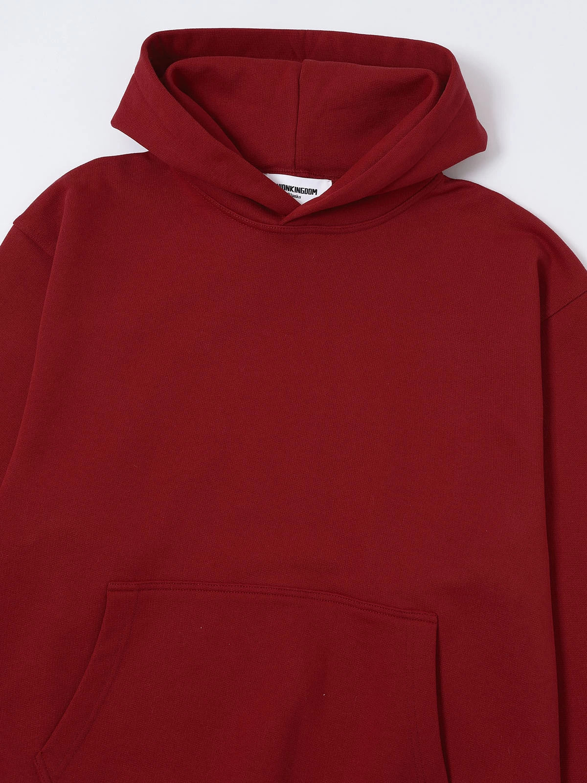 480 GSM TERRY LOOSE FIT 'BURGUNDY' HOODIE - Image 7