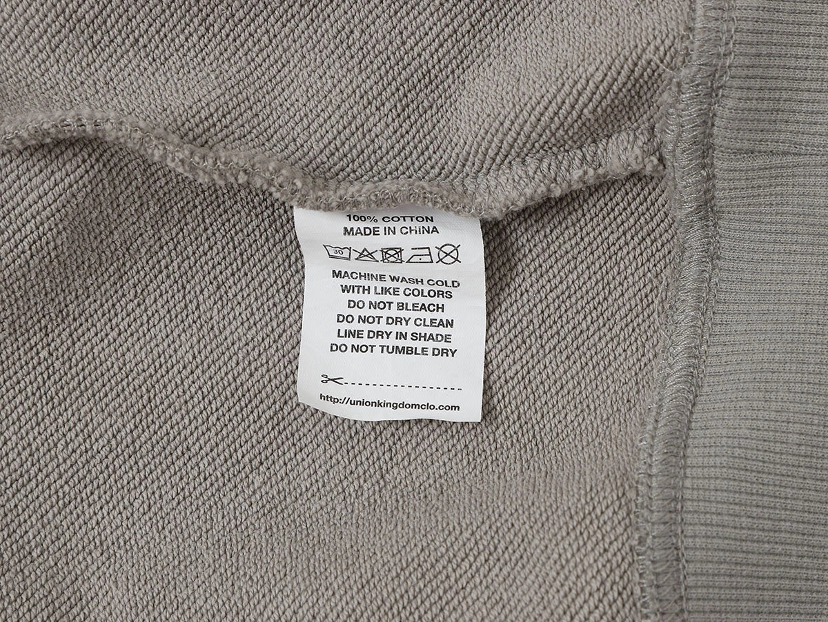 480 GSM TERRY LOOSE FIT 'SMOKE' HOODIE - Image 7