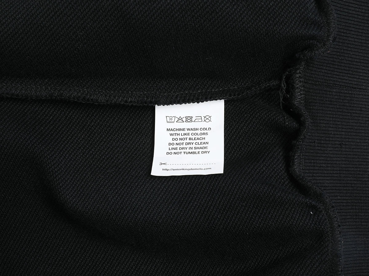 480 GSM RAGLAN BOXY CROPPED FIT 'BLACK' HOODIE - Image 7