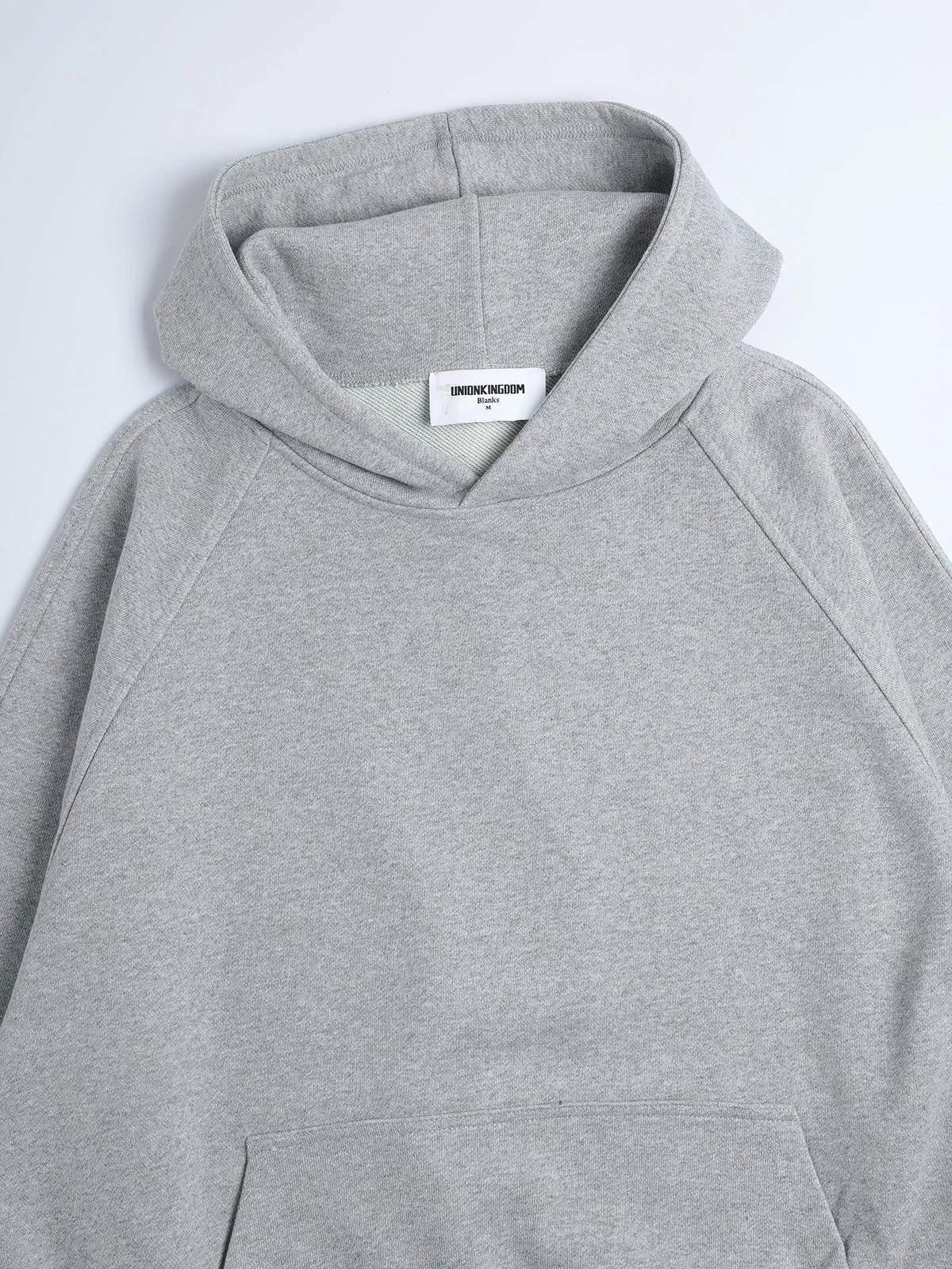 480 GSM RAGLAN BOXY CROPPED FIT 'FLOWER GRAY' HOODIE - Image 5