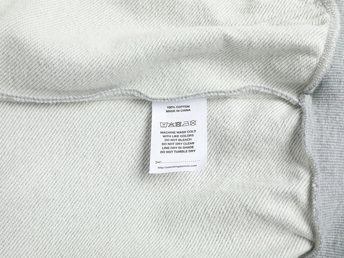 480 GSM RAGLAN BOXY CROPPED FIT 'FLOWER GRAY' ZIP-UP HOODIE - Image 8