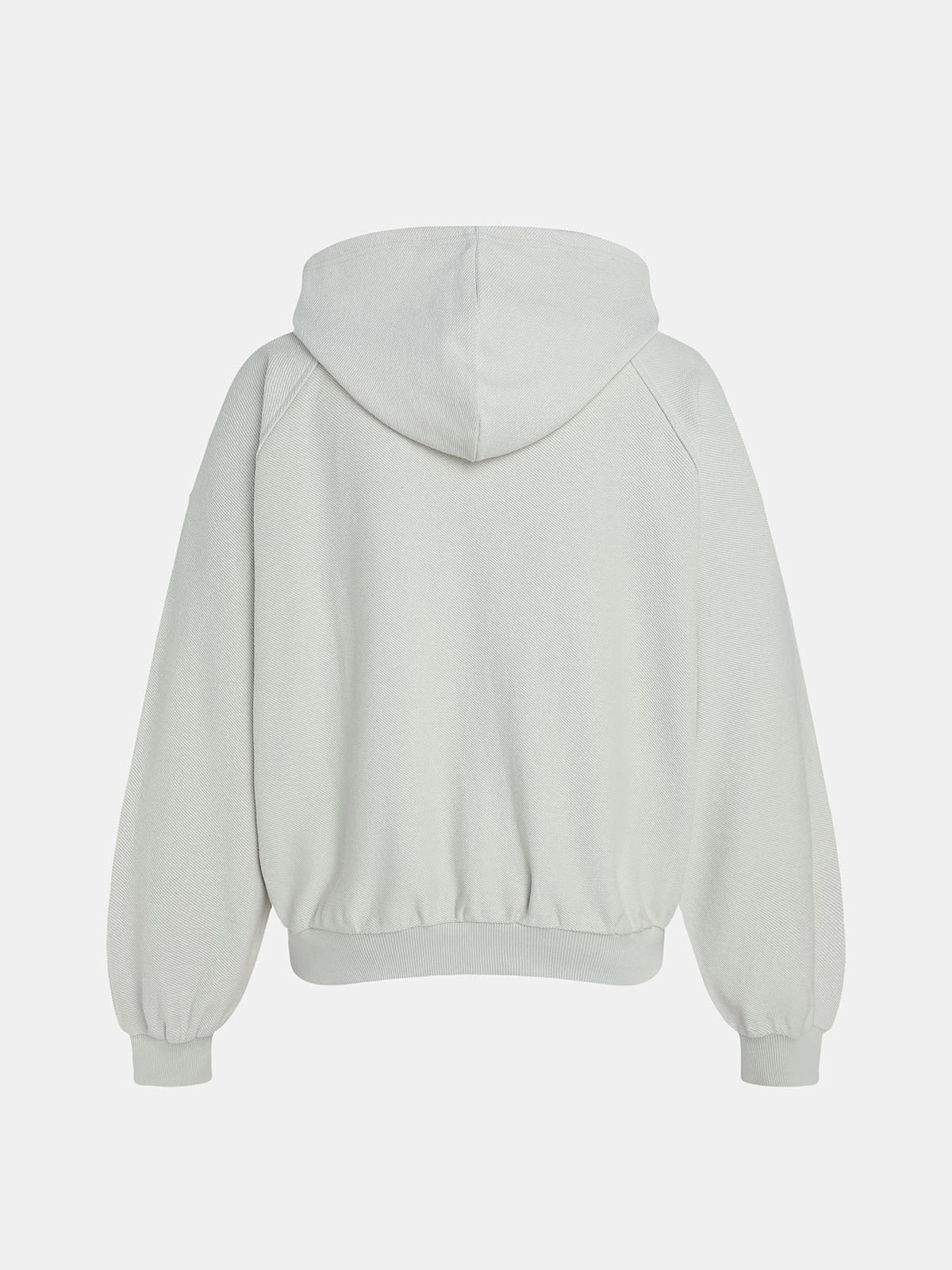 480 GSM RAGLAN BOXY CROPPED FIT 'OFF WHITE' HOODIE - Image 2
