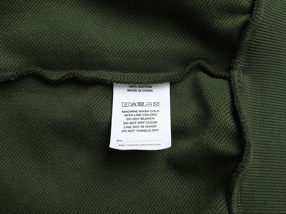 480 GSM RAGLAN BOXY CROPPED FIT 'OLIVE' ZIP-UP HOODIE - Image 8