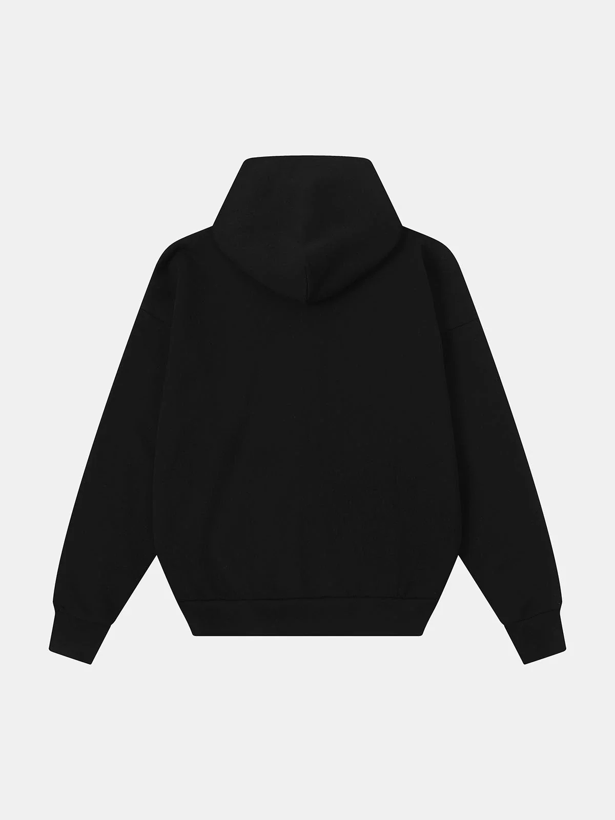 480 GSM TERRY BOX 'BLACK' ZIP-UP HOODIE - Image 2