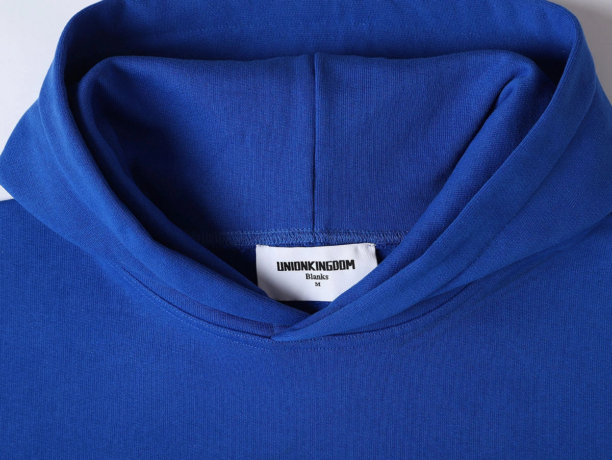 480 GSM LOOSE FIT 'CHEMICAL BLUE' HOODIE - Image 3