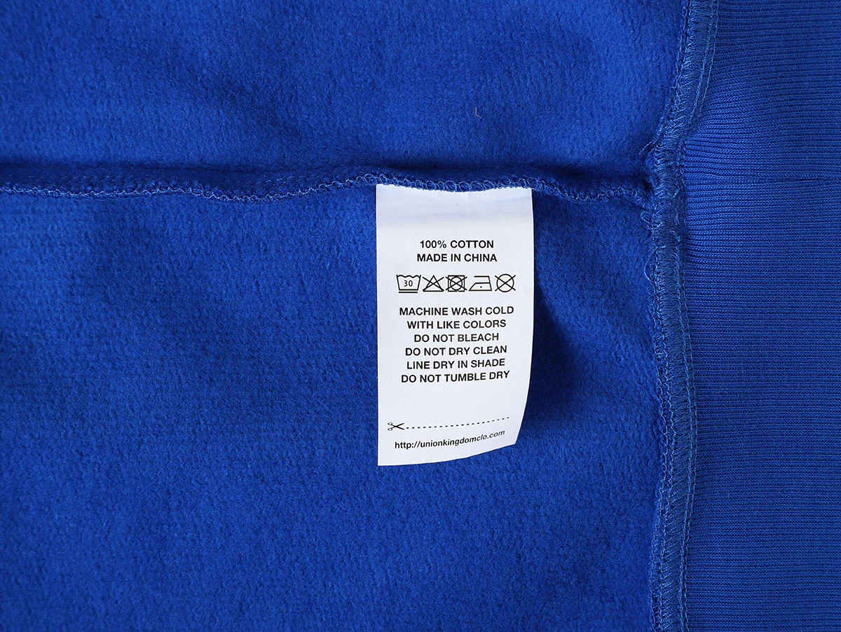 480 GSM LOOSE FIT 'CHEMICAL BLUE' HOODIE - Image 6