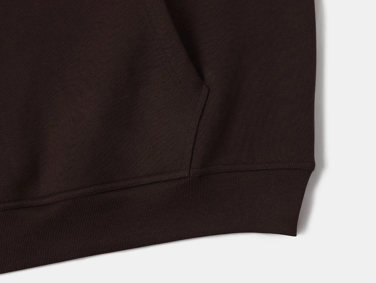 480 GSM TERRY LOOSE FIT 'COFFEE' HOODIE - Image 6