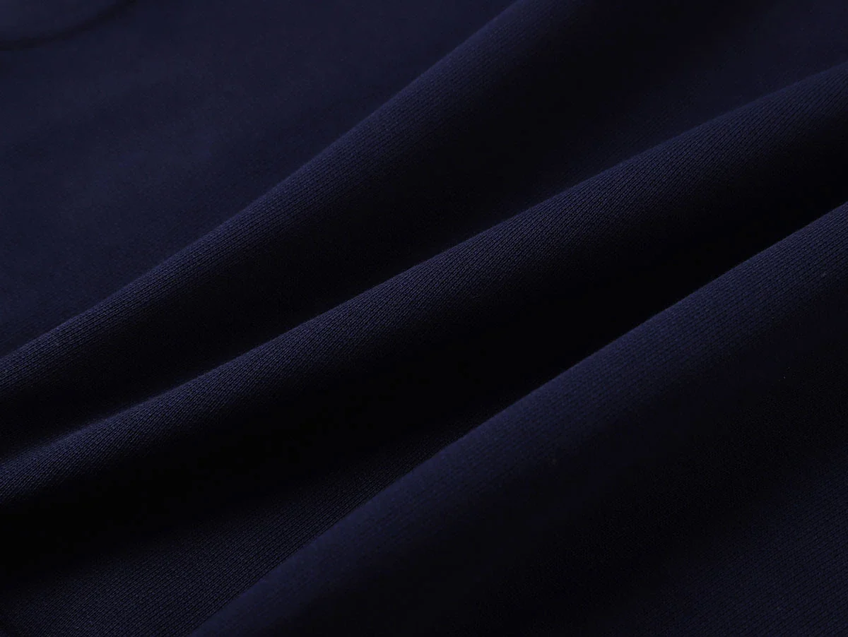 480 GSM TERRY LOOSE FIT 'NAVY BLUE' HOODIE - Image 5