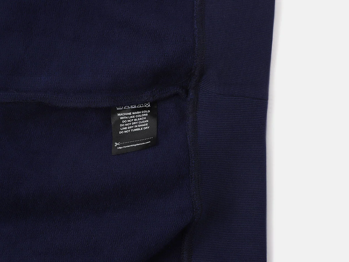 480 GSM TERRY LOOSE FIT 'NAVY BLUE' HOODIE - Image 6