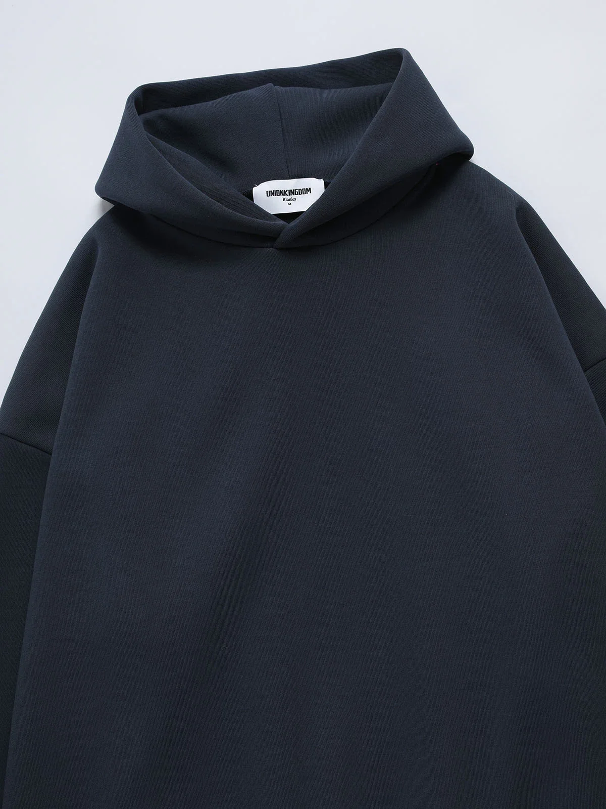 500 GSM  BOXY CROPPED 'NAVY BLUE' HOODIE - Image 6