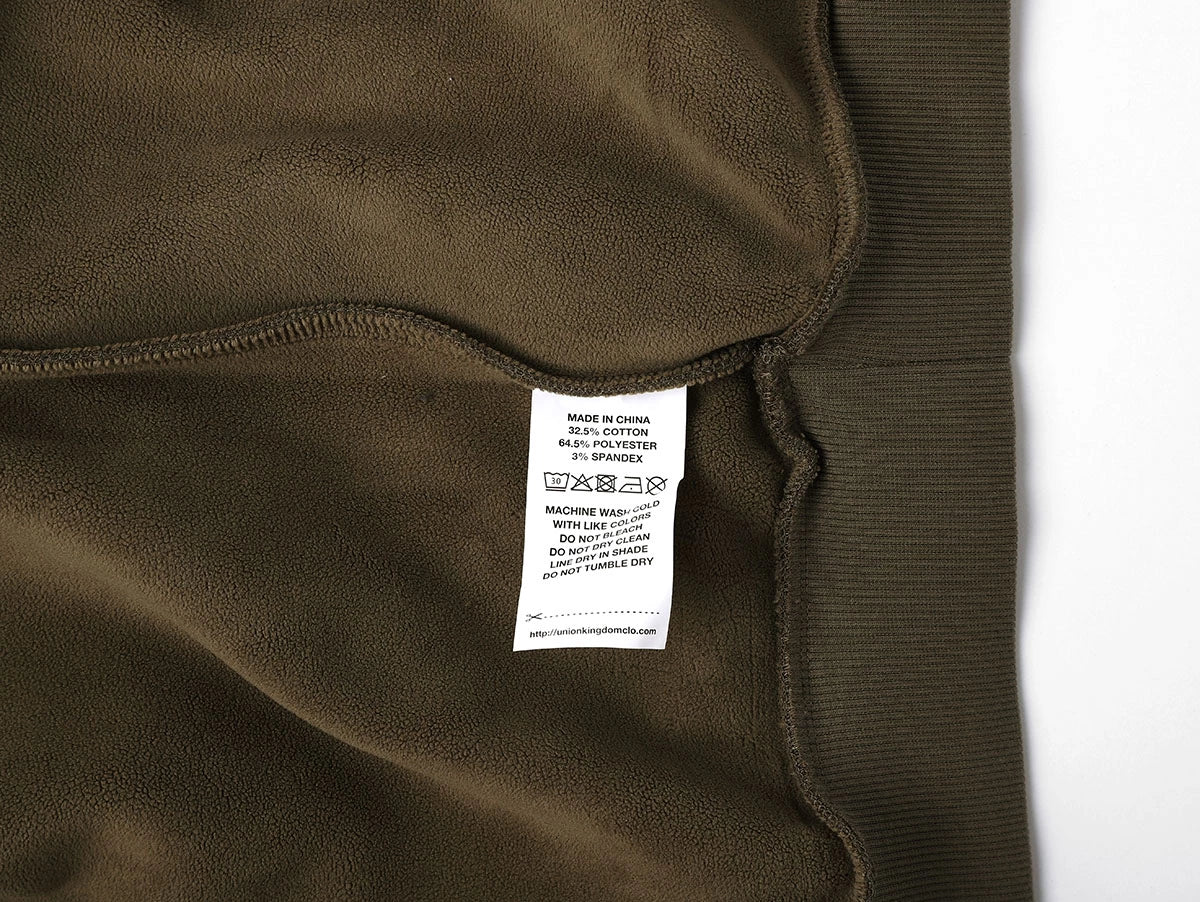 500 GSM  BOXY CROPPED 'OLIVE' HOODIE - Image 6