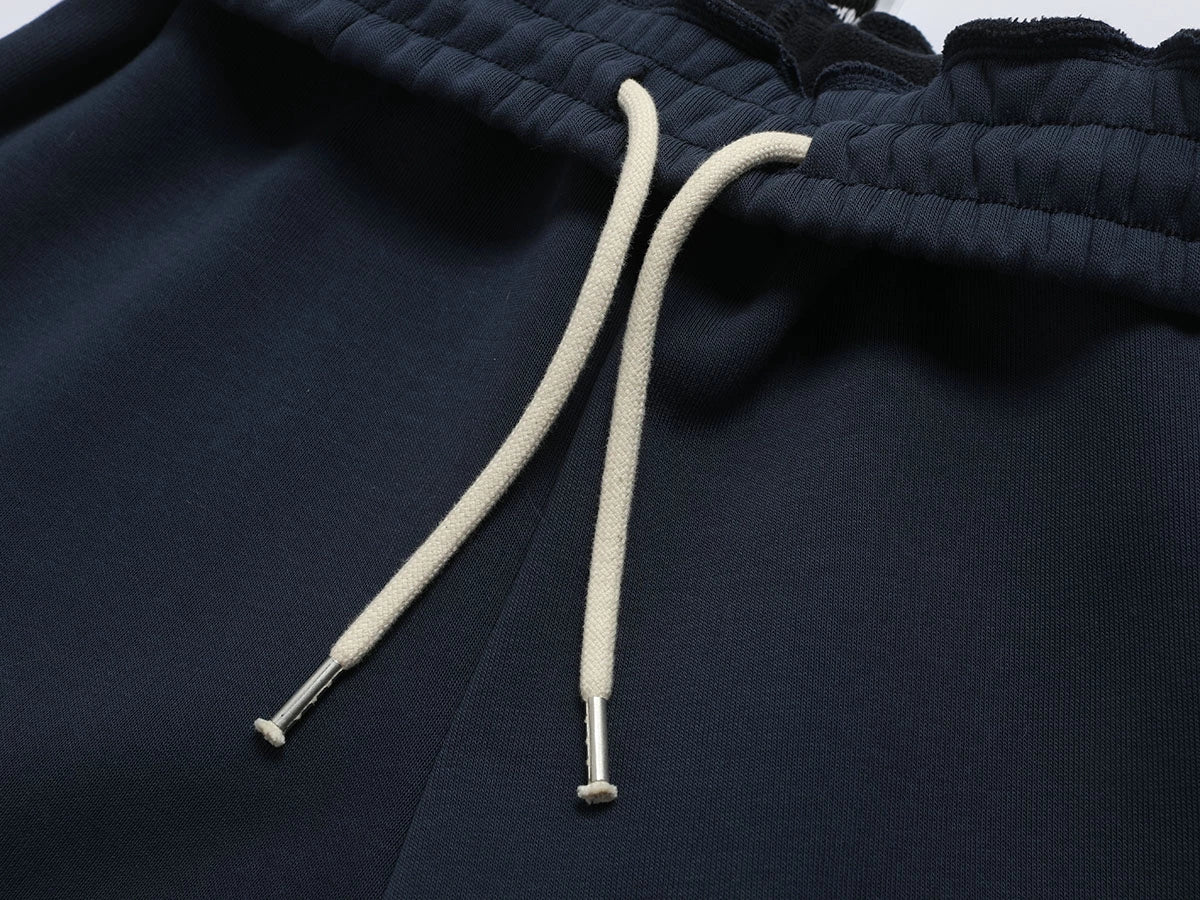 500 GSM LOOSE FIT WIDE LEG 'NAVY BLUE' SWEATPANT - Image 6
