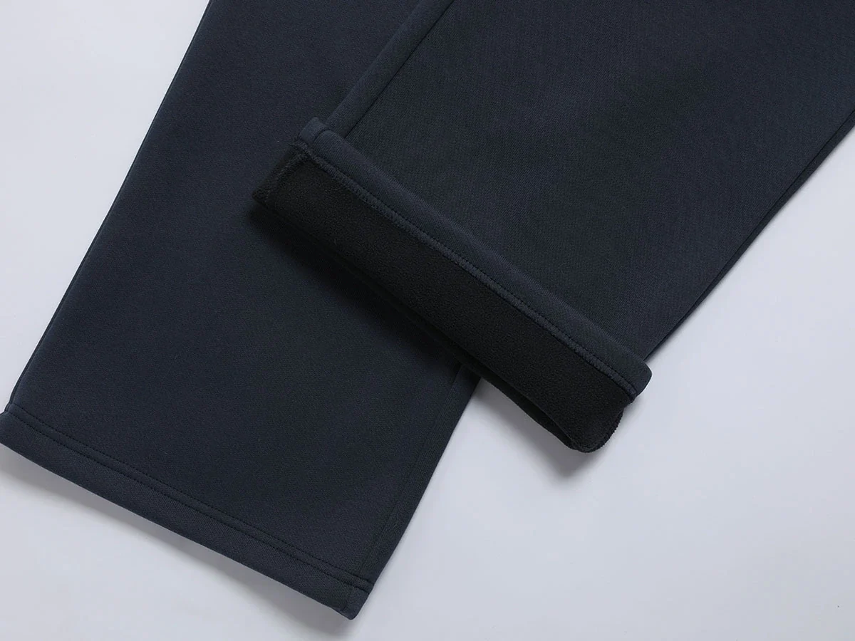 500 GSM LOOSE FIT WIDE LEG 'NAVY BLUE' SWEATPANT - Image 7