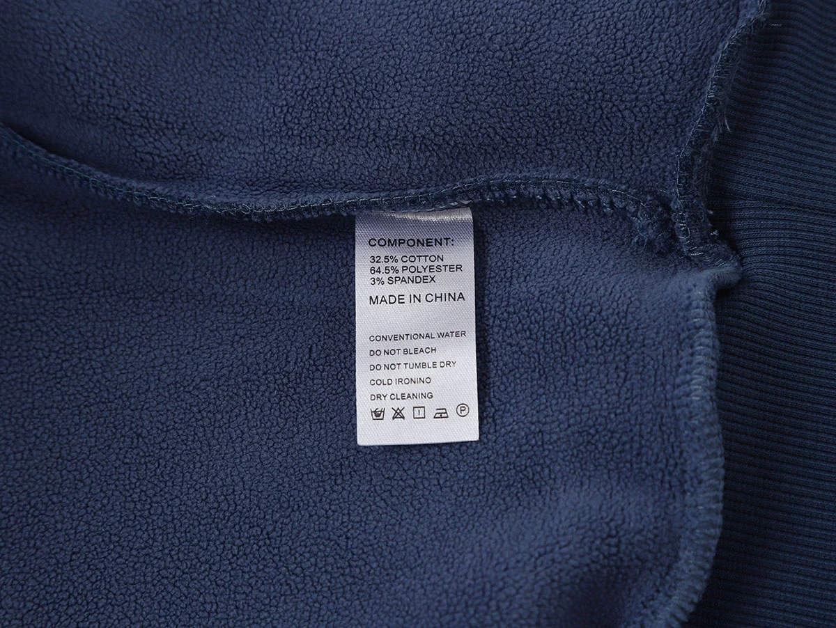 500 GSM  BOXY CROPPED 'DENIM BLUE' HOODIE - Image 5