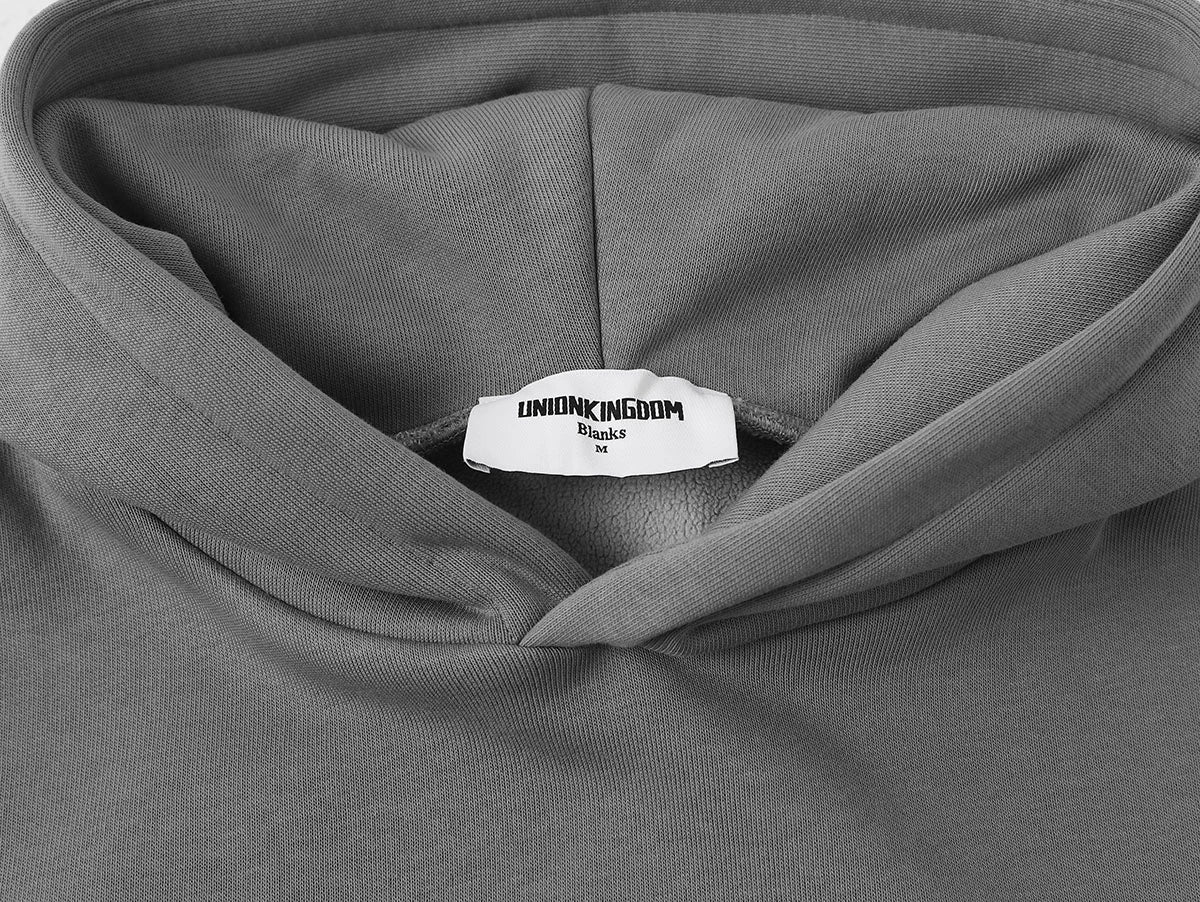 500 GSM  BOXY CROPPED 'STONE' HOODIE - Image 3
