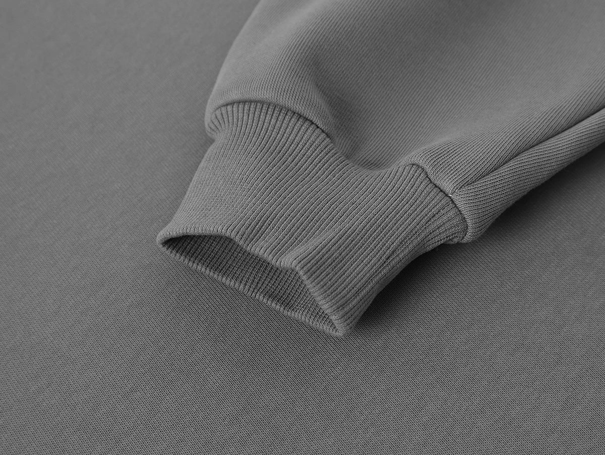 500 GSM  BOXY CROPPED 'STONE' HOODIE - Image 4
