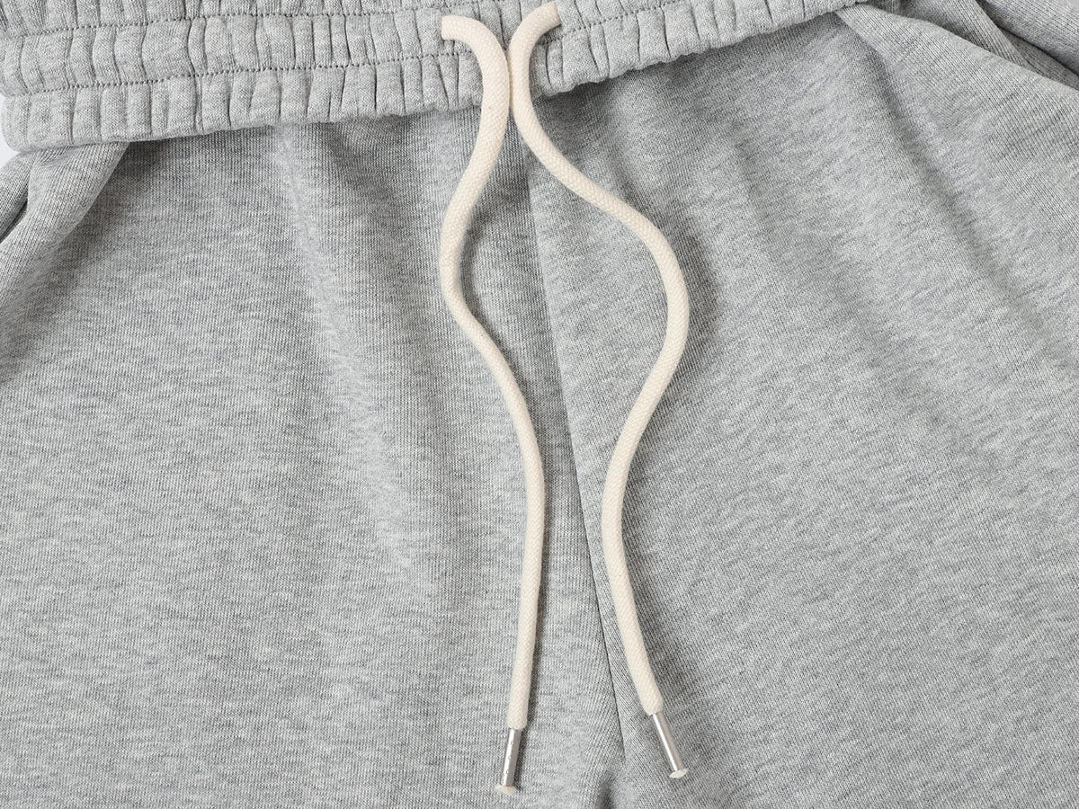 500 GSM LOOSE FIT WIDE LEG 'FLOWER GRAY' SWEATPANT - Image 5
