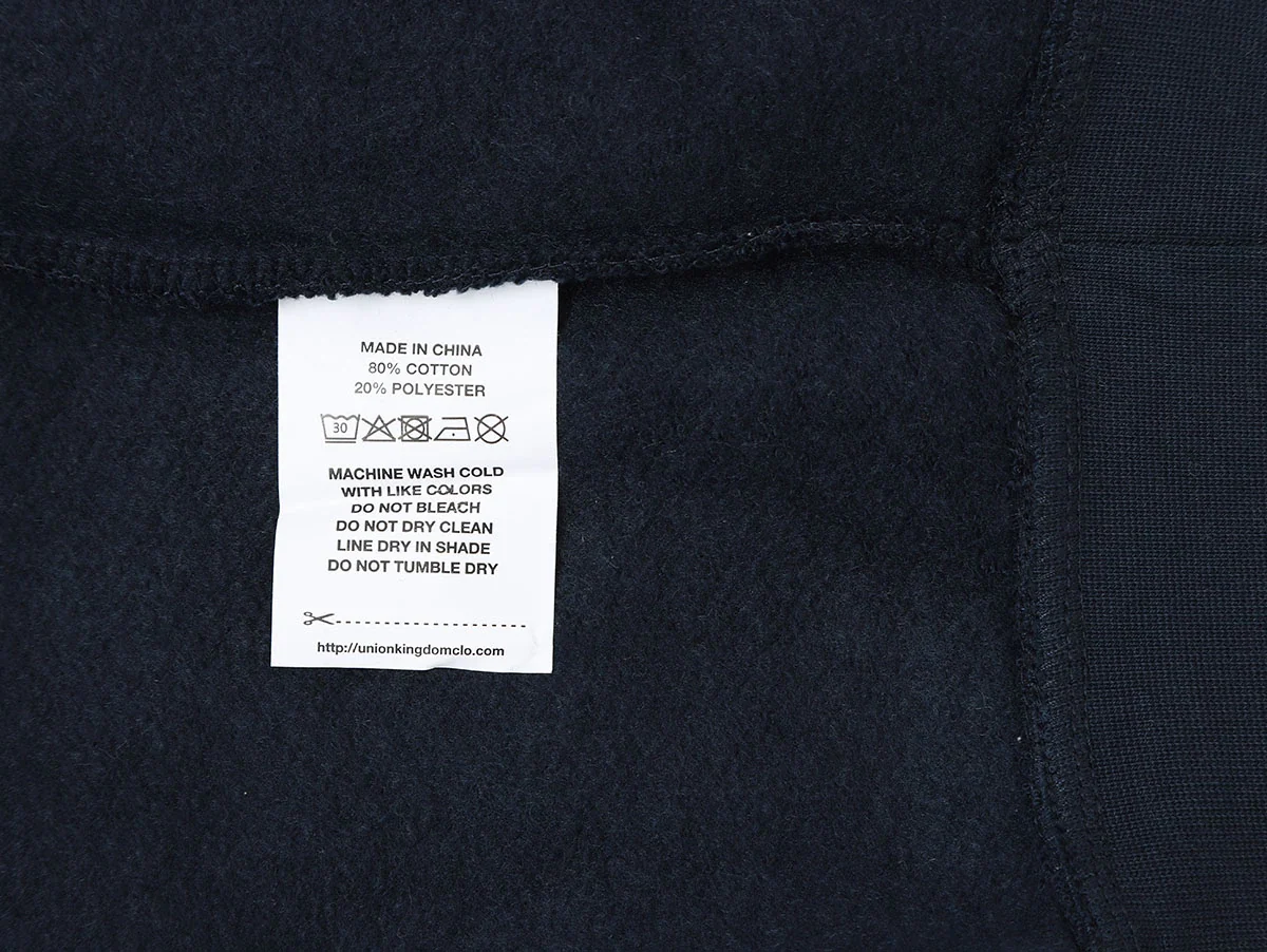 520 GSM BOXY CROPPED FIT ’NAVY BLUE' HOODIE - Image 6