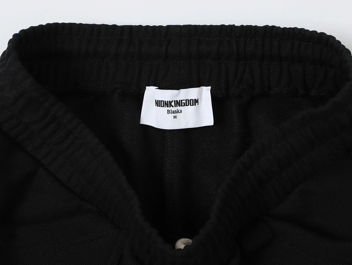 520 GSM COZEY BAGGY 'BLACK' SHORTS - Image 4