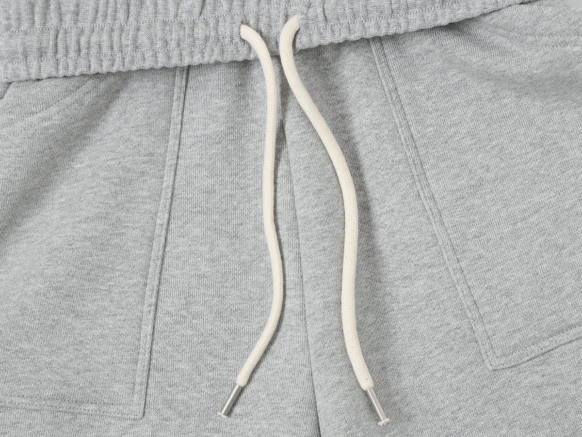 520 GSM COZEY BAGGY 'FLOWER GRAY' SHORTS - Image 4