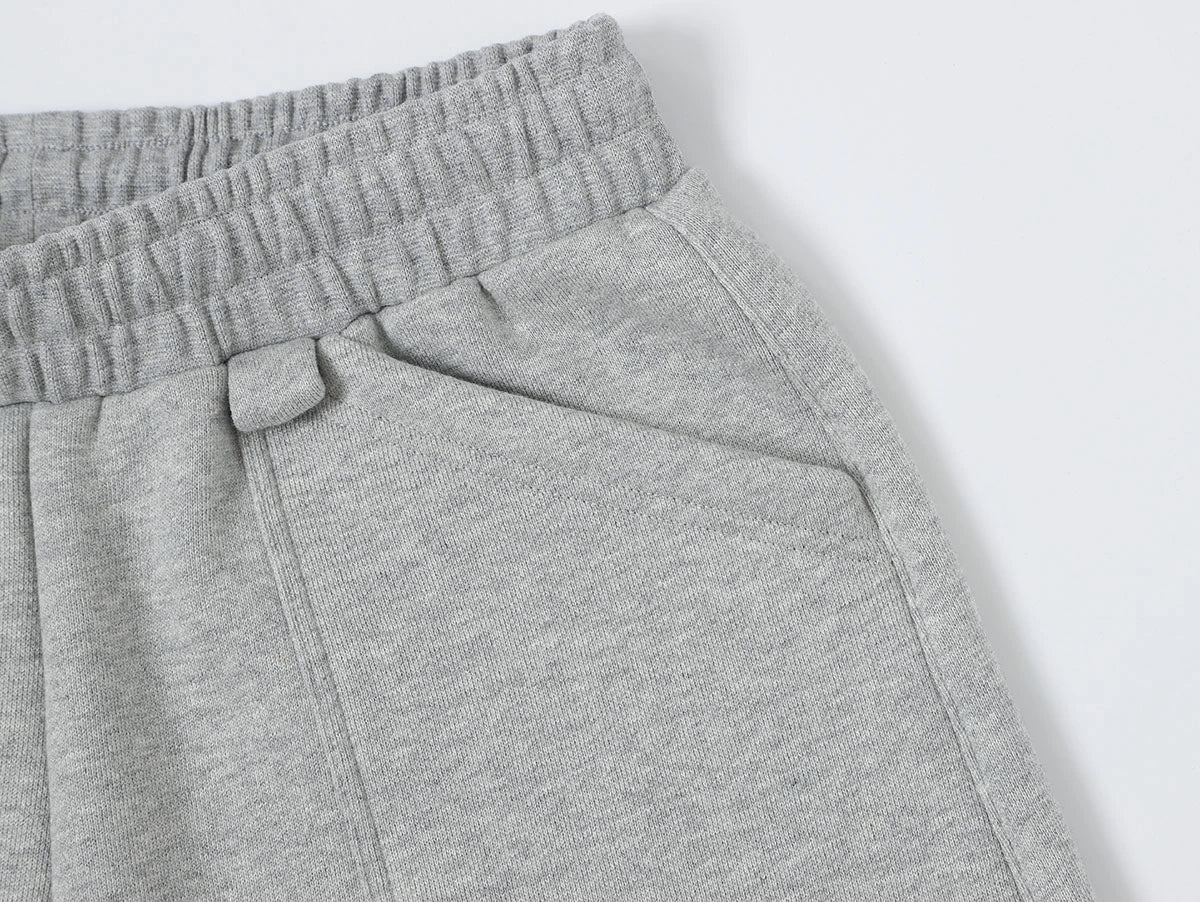 520 GSM COZEY BAGGY 'FLOWER GRAY' SHORTS - Image 5