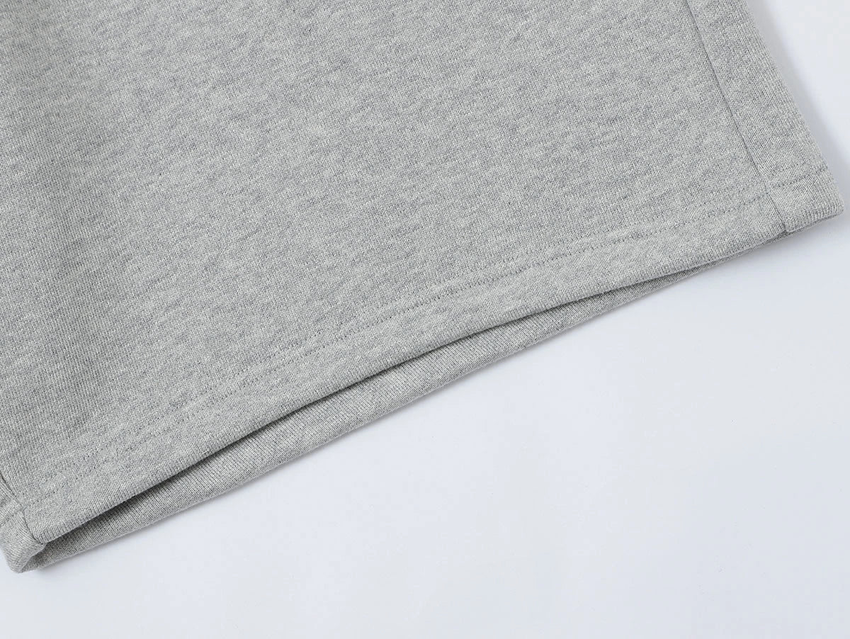 520 GSM COZEY BAGGY 'FLOWER GRAY' SHORTS - Image 7