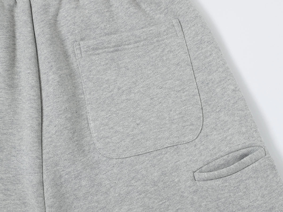 520 GSM COZEY BAGGY 'FLOWER GRAY' SHORTS - Image 8