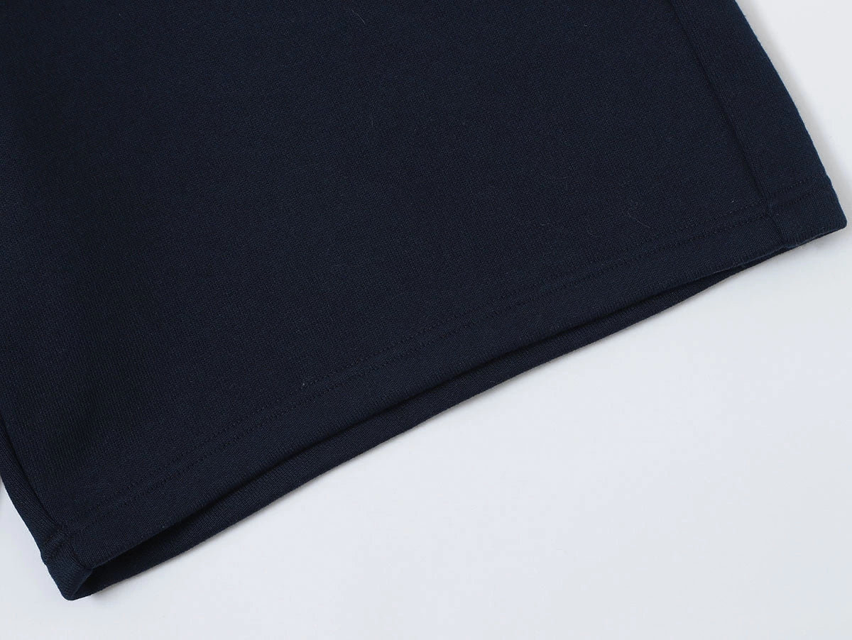 520 GSM COZEY BAGGY 'NAVY BLUE' SHORTS - Image 5