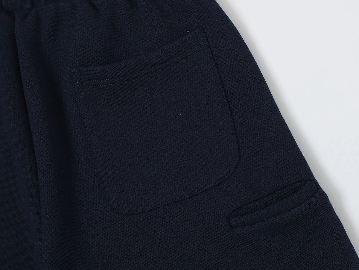520 GSM COZEY BAGGY 'NAVY BLUE' SHORTS - Image 8