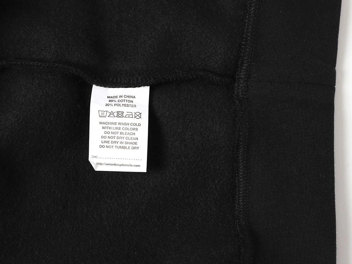 520 GSM BOXY CROPPED FIT 'BLACK' ZIP-UP HOODIE - Image 5