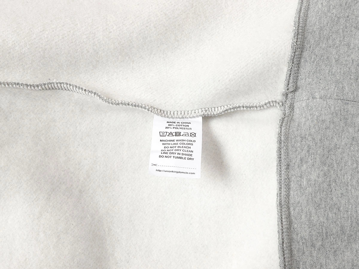 520 GSM BOXY CROPPED FIT 'FLOWER GRAY' CREWNECK - Image 4