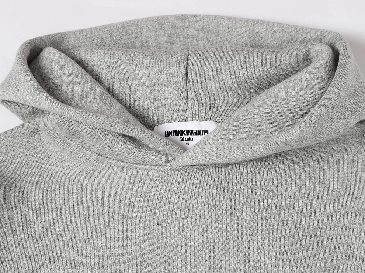 520 GSM BOXY CROPPED FIT 'FLOWER GRAY' HOODIE - Image 3