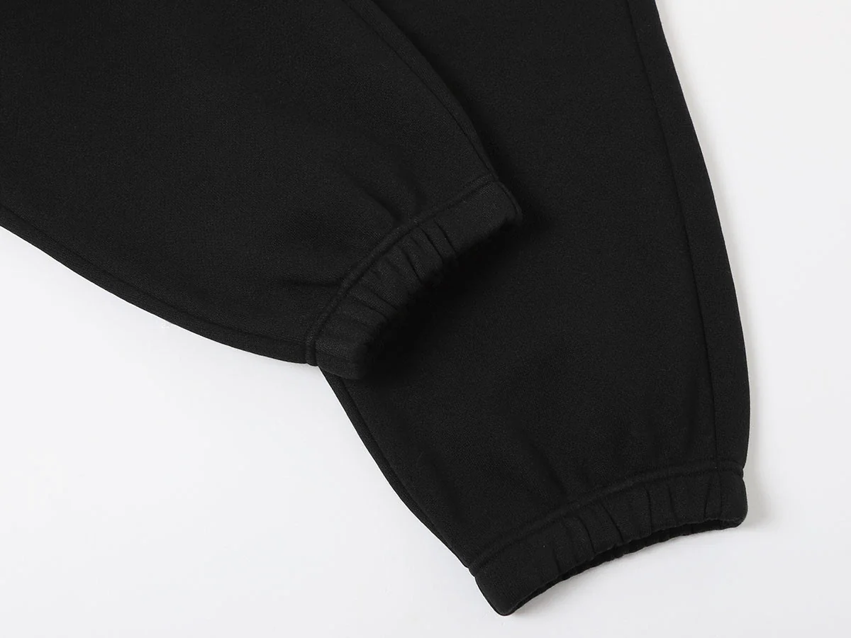 520 GSM COZY BAGGY 'BLACK' JOGGER - Image 5