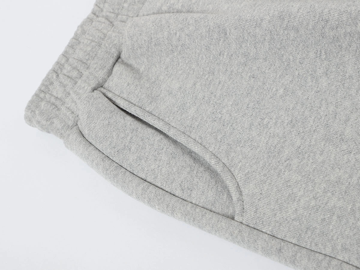 520 GSM COZY BAGGY 'FLOWER GRAY' JOGGER - Image 3