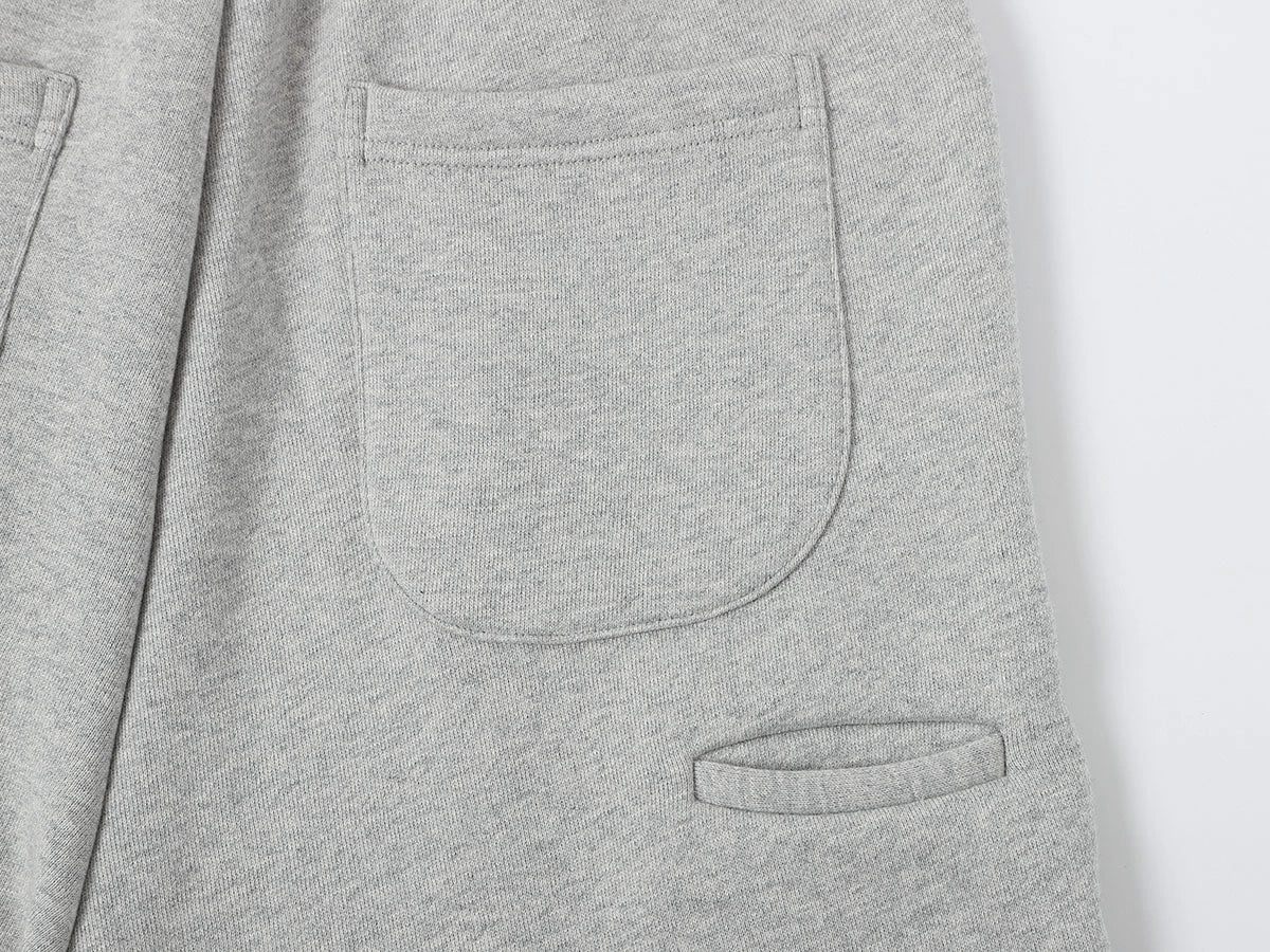 520 GSM COZY BAGGY 'FLOWER GRAY' STRAIGHT PANTS - Image 6