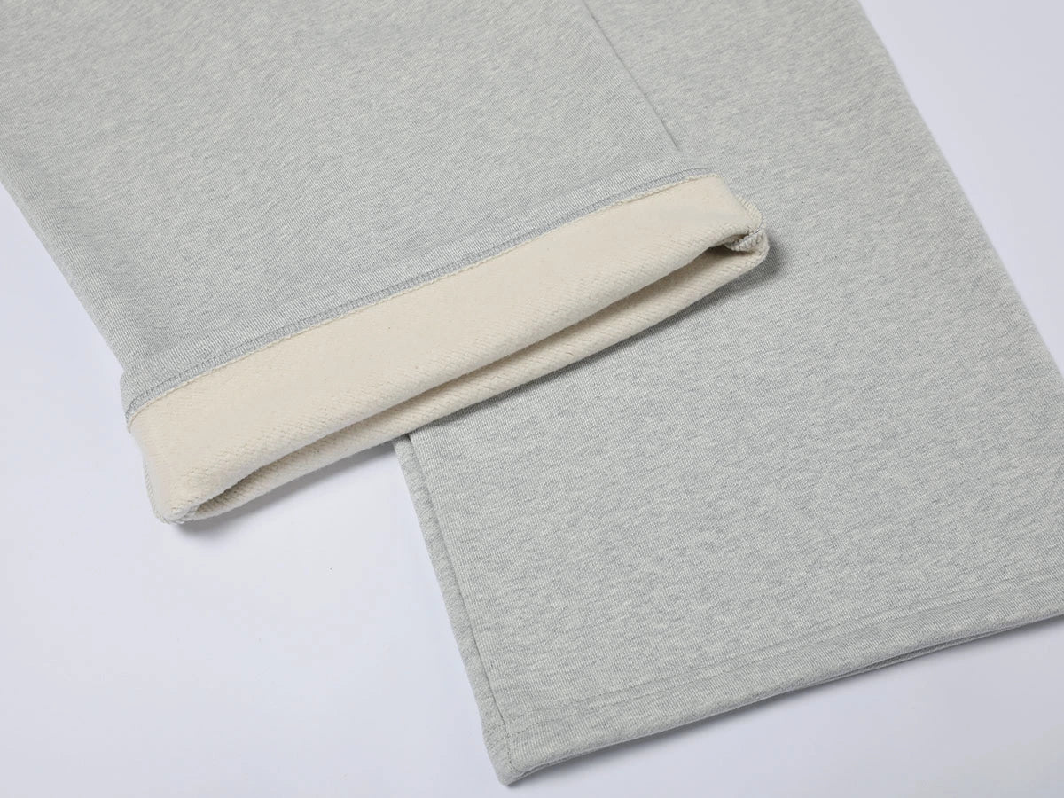 600 GSM BAGGY FIT 'FLOWER GRAY' PANTS - Image 5
